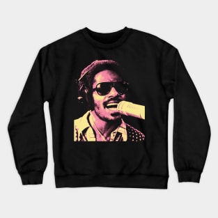 Singer Stevie Wonder Pink Crewneck Sweatshirt